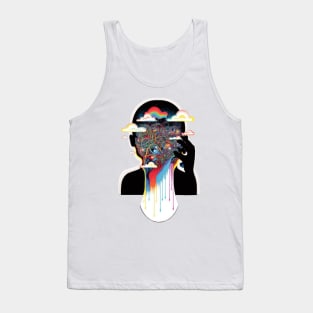 Facemelt|dark|trippy Tank Top